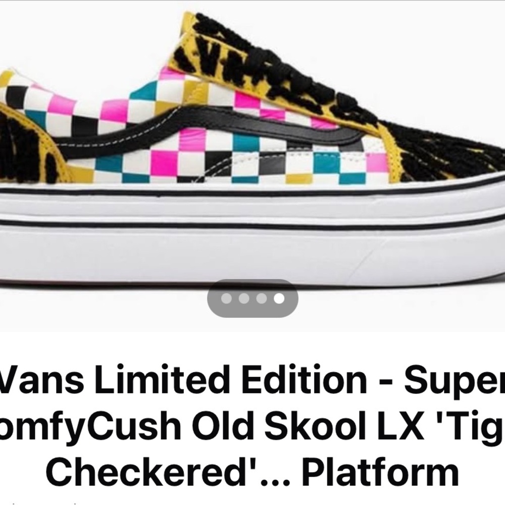 Vans Pink and Blue Sneakers with Classic Style